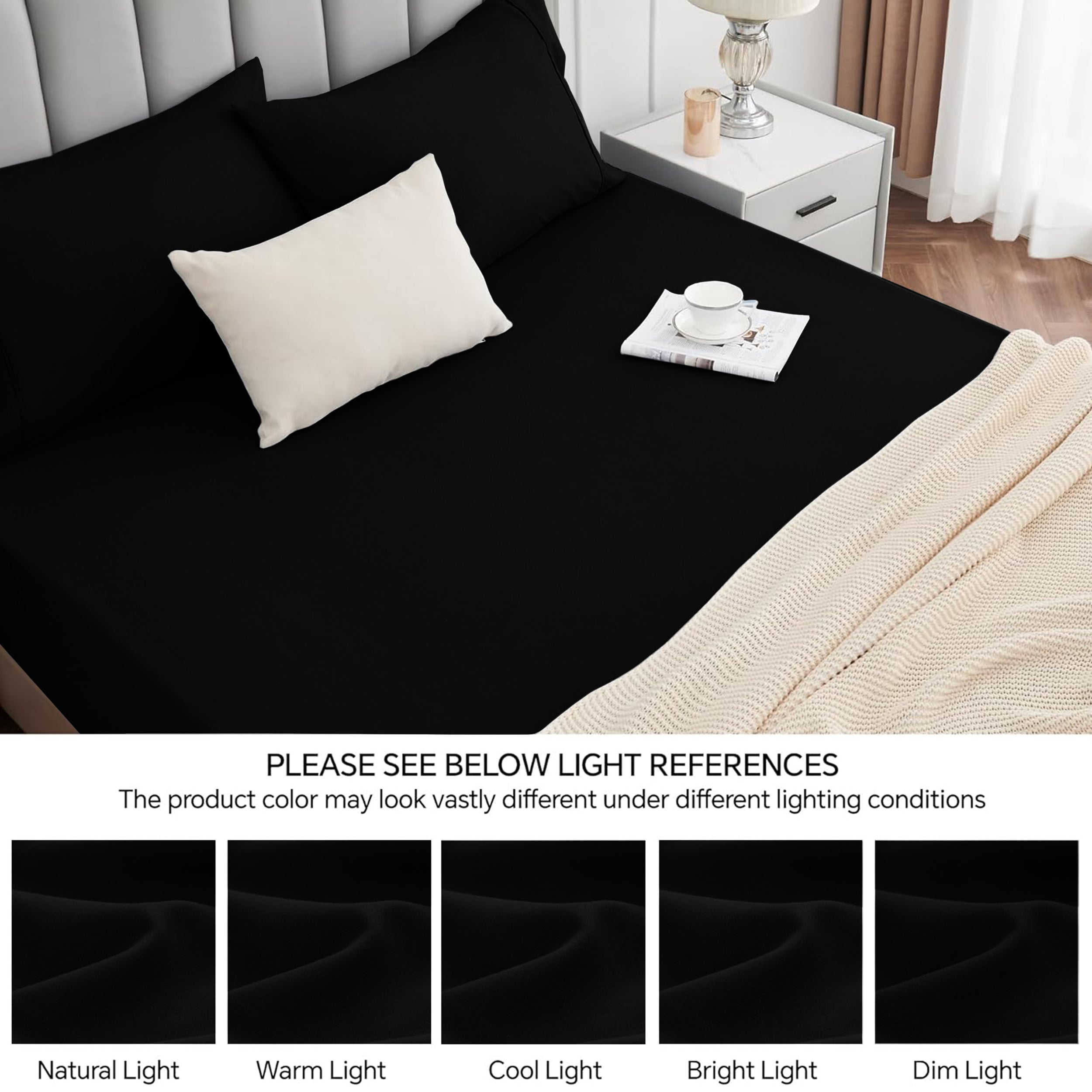 Fade Resistant Brushed Microfiber 30 Cm Deep Pocket Microfiber Fitted Sheet