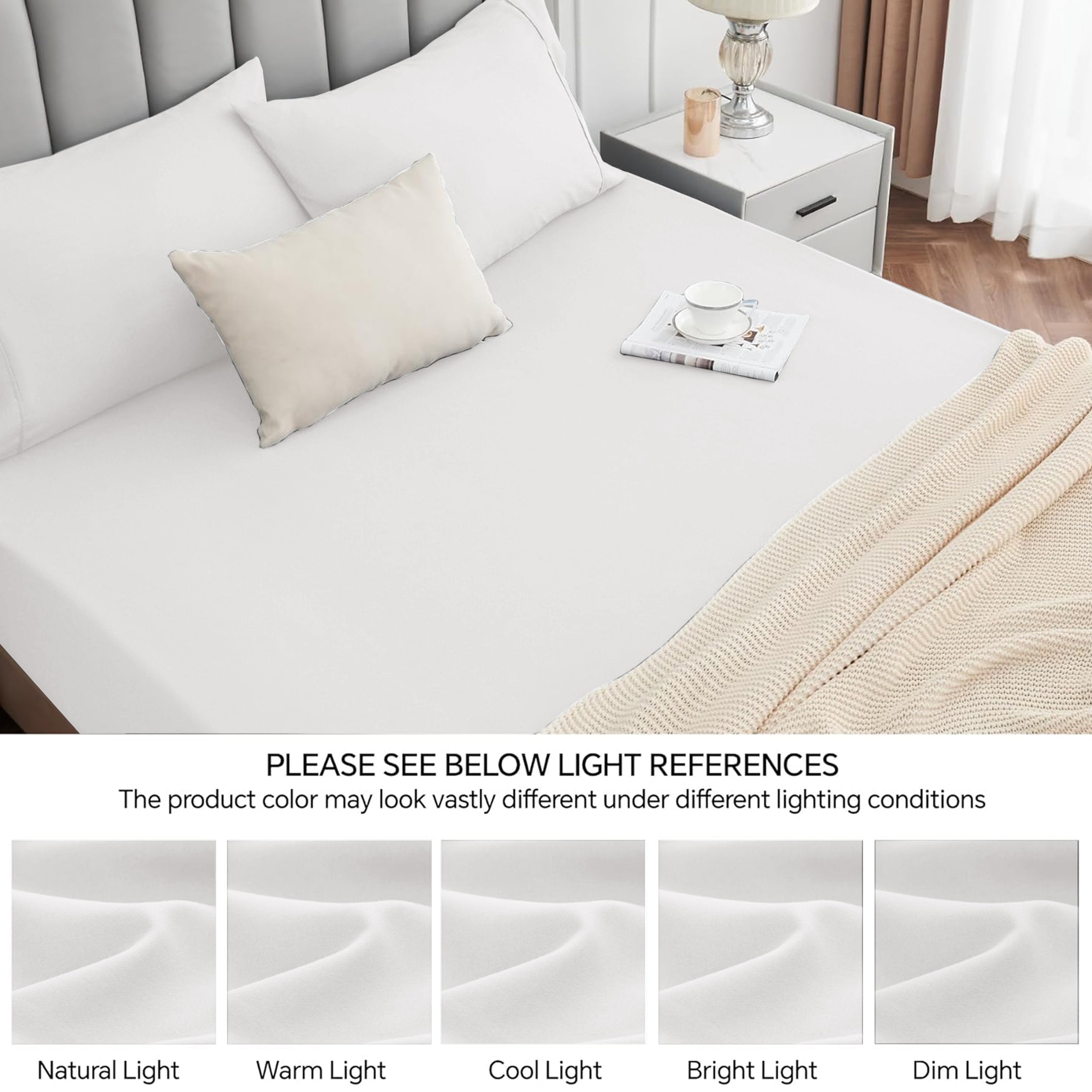 Fade Resistant Brushed Microfiber 30 Cm Deep Pocket Microfiber Fitted Sheet