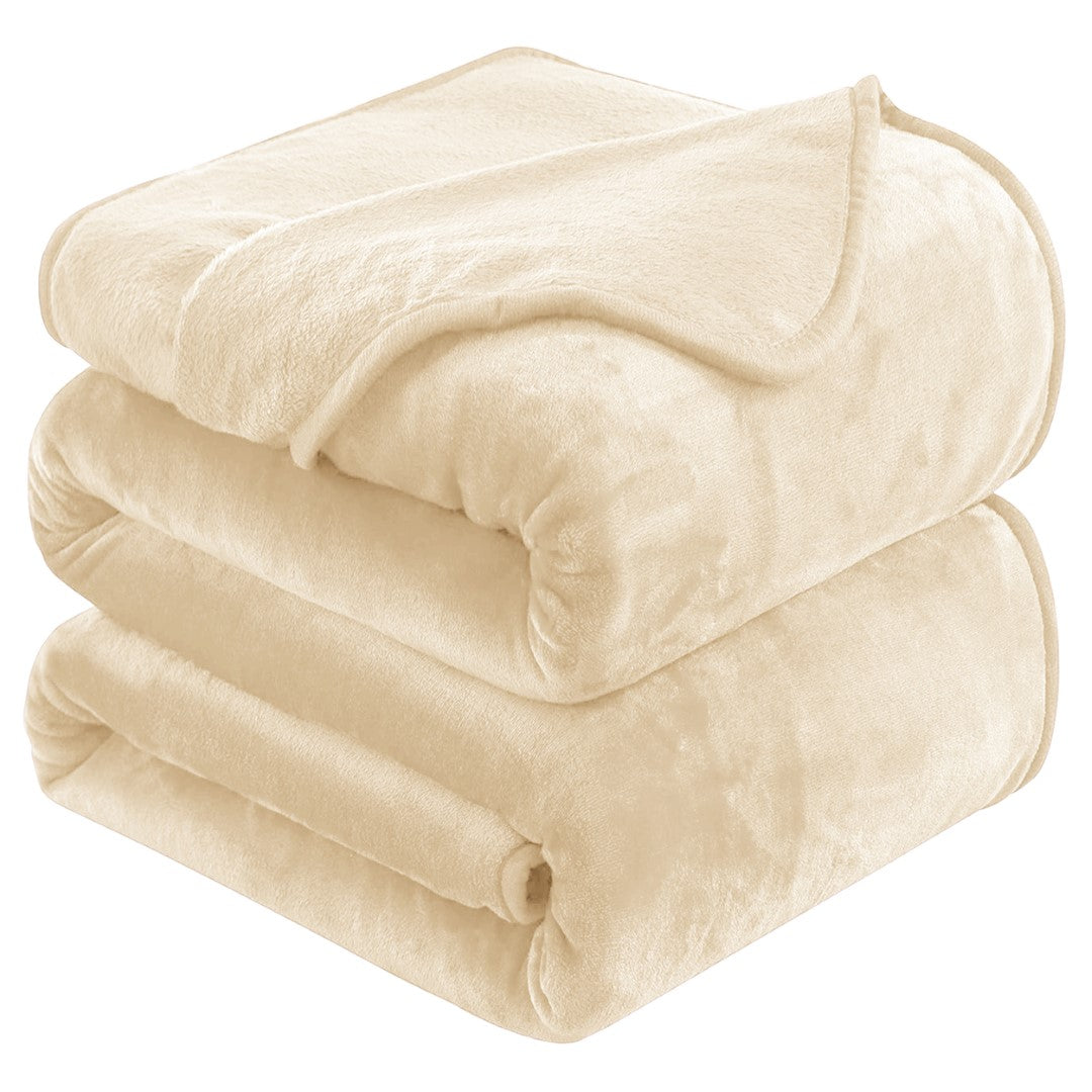 Lightweight Super Soft 450 GSM Fluffy Mink Throw Blanket