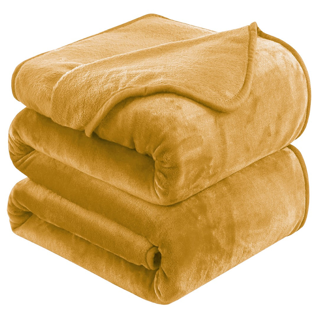 Lightweight Super Soft 450 GSM Fluffy Mink Throw Blanket