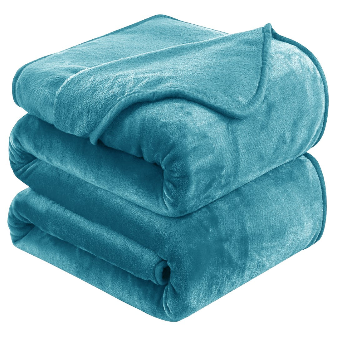 Lightweight Super Soft 450 GSM Fluffy Mink Throw Blanket