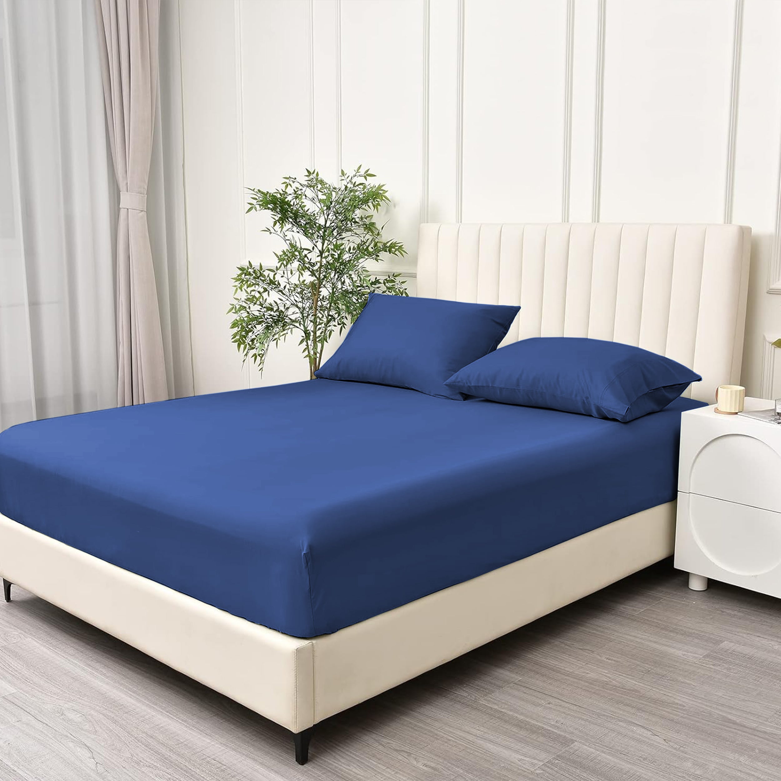 Fade Resistant Brushed Microfiber 30 Cm Deep Pocket Microfiber Fitted Sheet