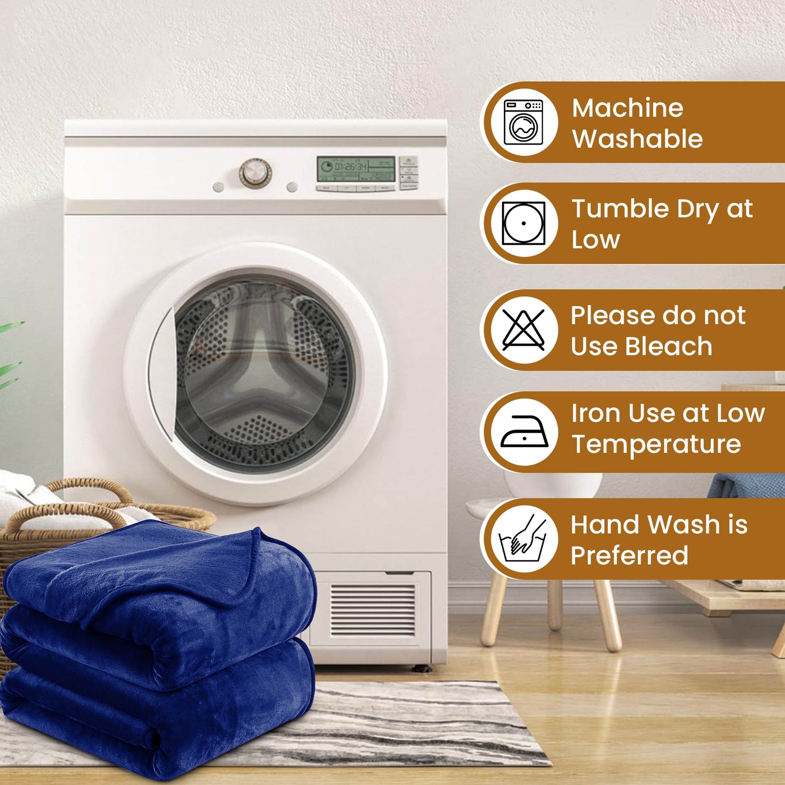 Lightweight Super Soft 450 GSM Fluffy Mink Throw Blanket