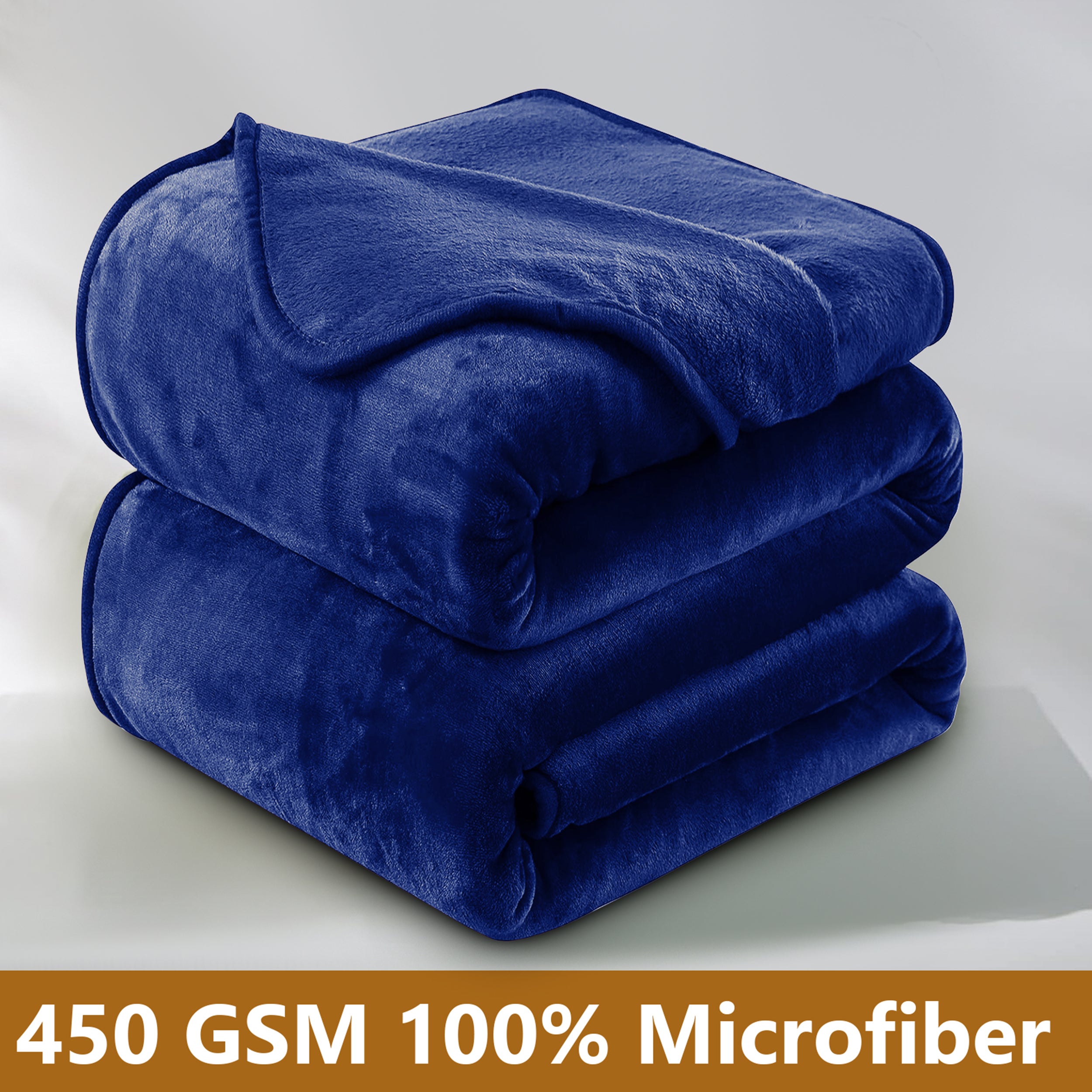 Lightweight Super Soft 450 GSM Fluffy Mink Throw Blanket