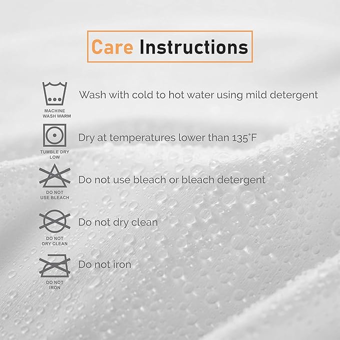 Waterproof Dust Mite Proof Terry Towel Mattress Protector -35 cm Deep