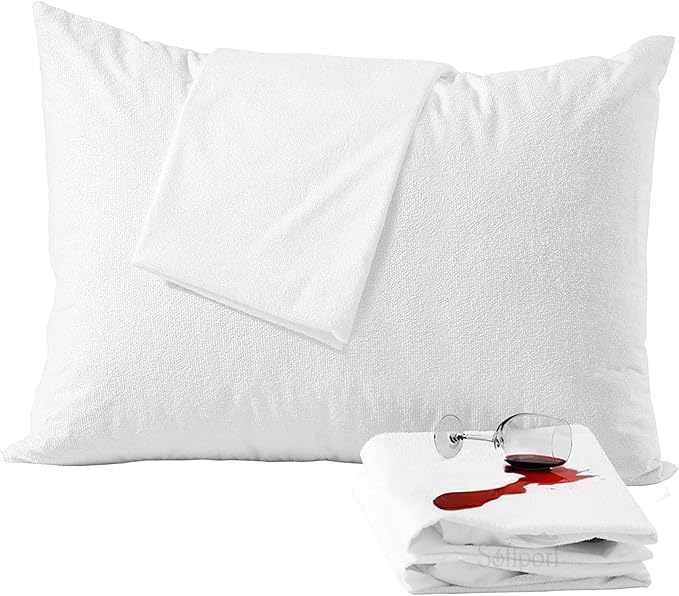 Waterproof Dust Mite Proof Terry Towel Mattress Protector -35 cm Deep