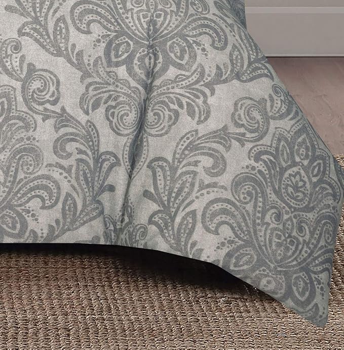 Breathable Microfibre Quilt Duvet Cover Set With Fitted Sheet