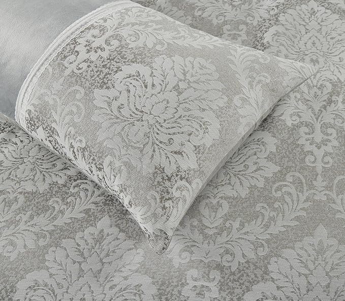 Luxury Jacquard Damask Pattern Charm Duvet Cover Set with Pillowcases