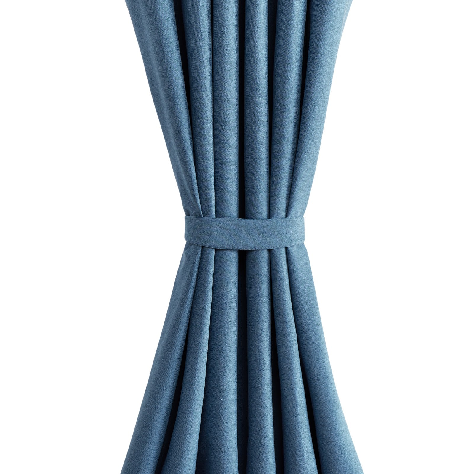 Thermal Insulated Heavy Eyelet Ring Top Blackout Living Room Curtains