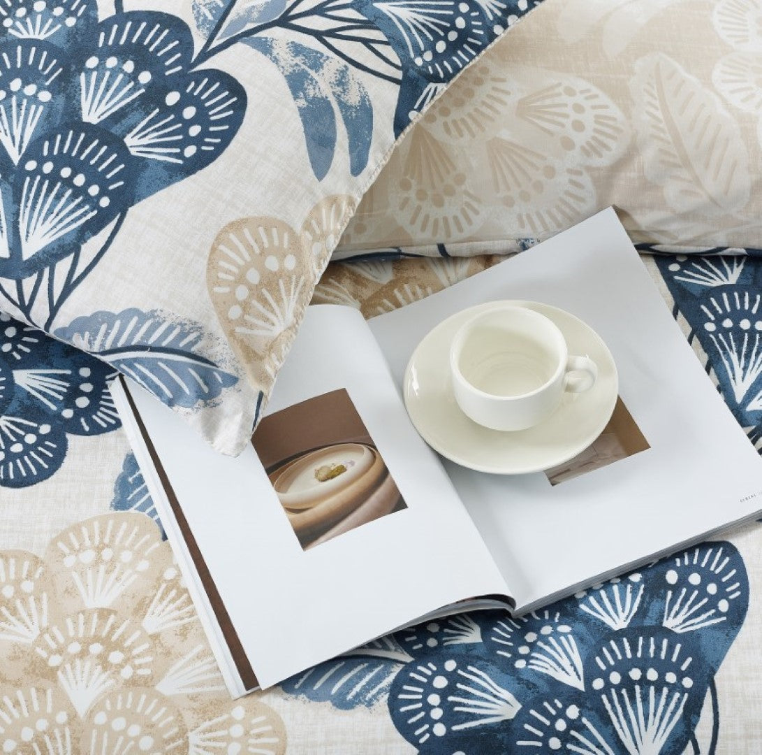 Breathable Microfibre Quilt Duvet Cover Set With Fitted Sheet