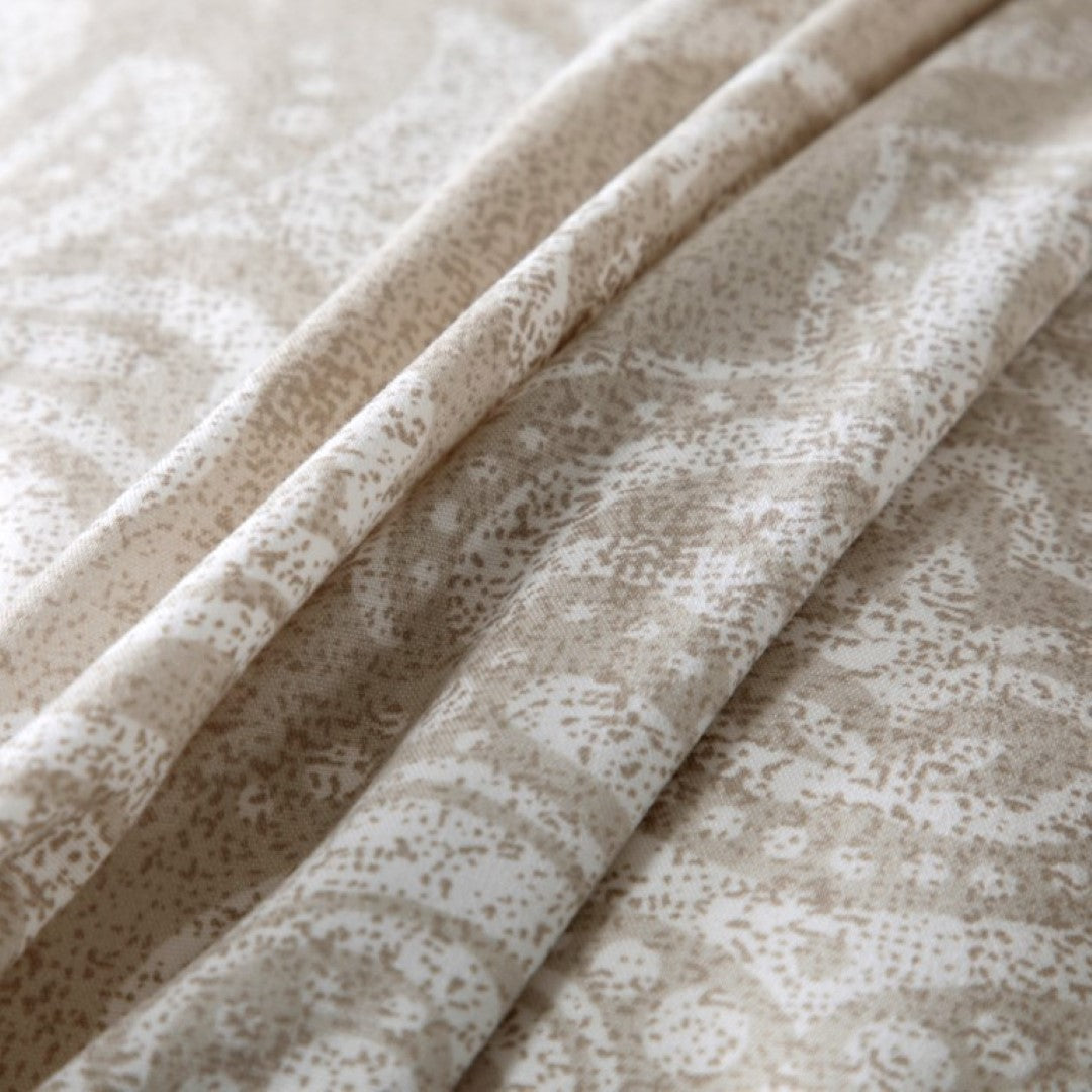 Breathable Microfibre Quilt Duvet Cover Set With Fitted Sheet