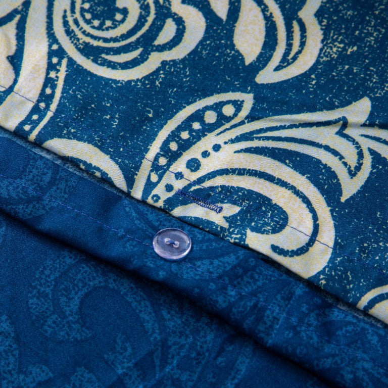 Breathable Microfibre Quilt Duvet Cover Set With Fitted Sheet