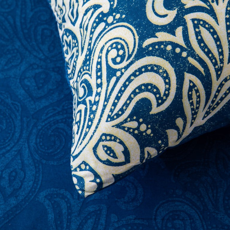 Breathable Microfibre Quilt Duvet Cover Set With Fitted Sheet