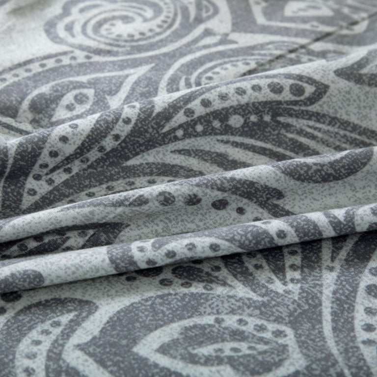 Breathable Microfibre Quilt Duvet Cover Set With Fitted Sheet