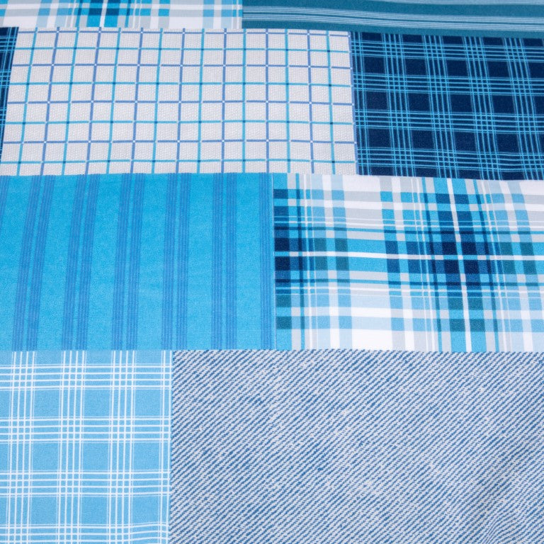 Breathable Microfibre Quilt Duvet Cover Set With Fitted Sheet