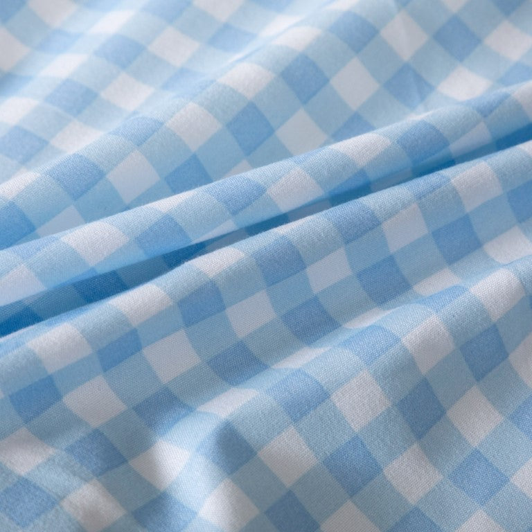 Breathable Microfibre Quilt Duvet Cover Set With Fitted Sheet