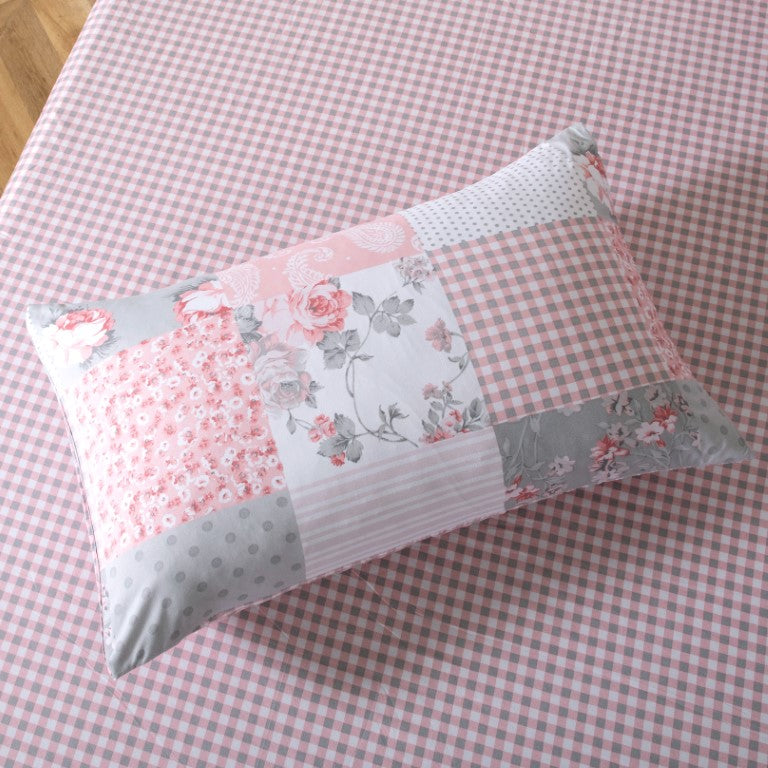 Breathable Microfibre Quilt Duvet Cover Set With Fitted Sheet