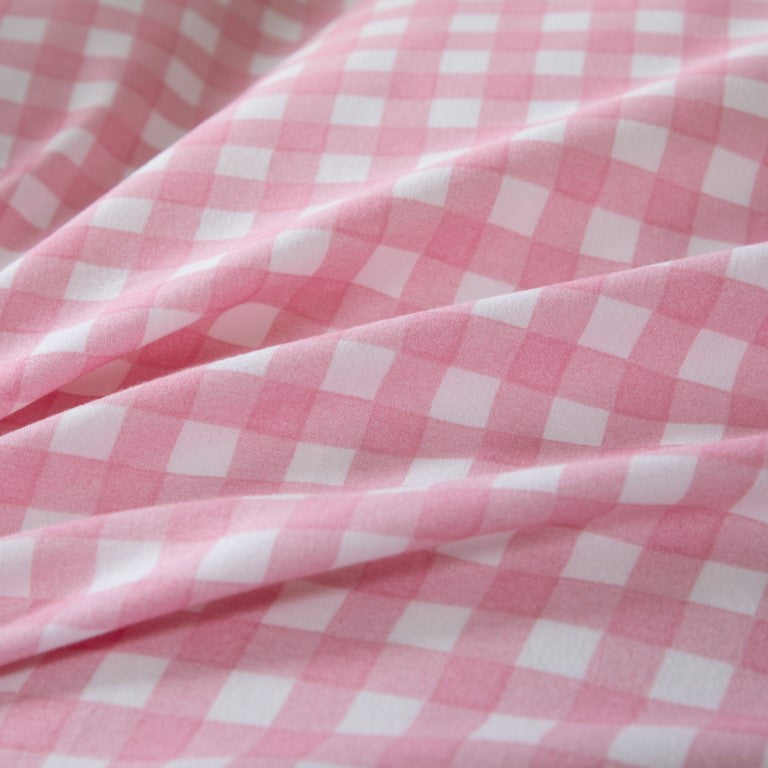 Breathable Microfibre Quilt Duvet Cover Set With Fitted Sheet