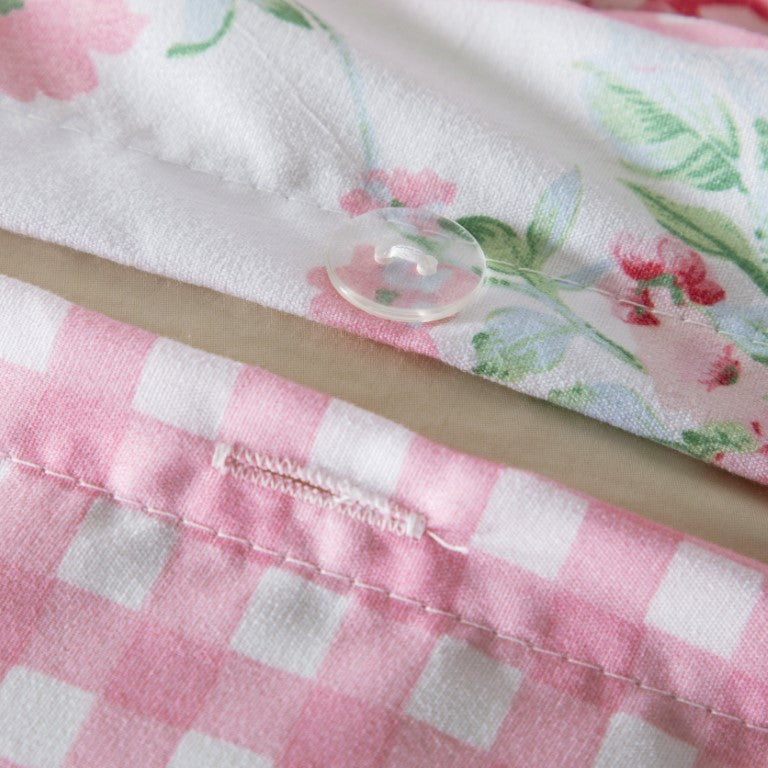 Breathable Microfibre Quilt Duvet Cover Set With Fitted Sheet