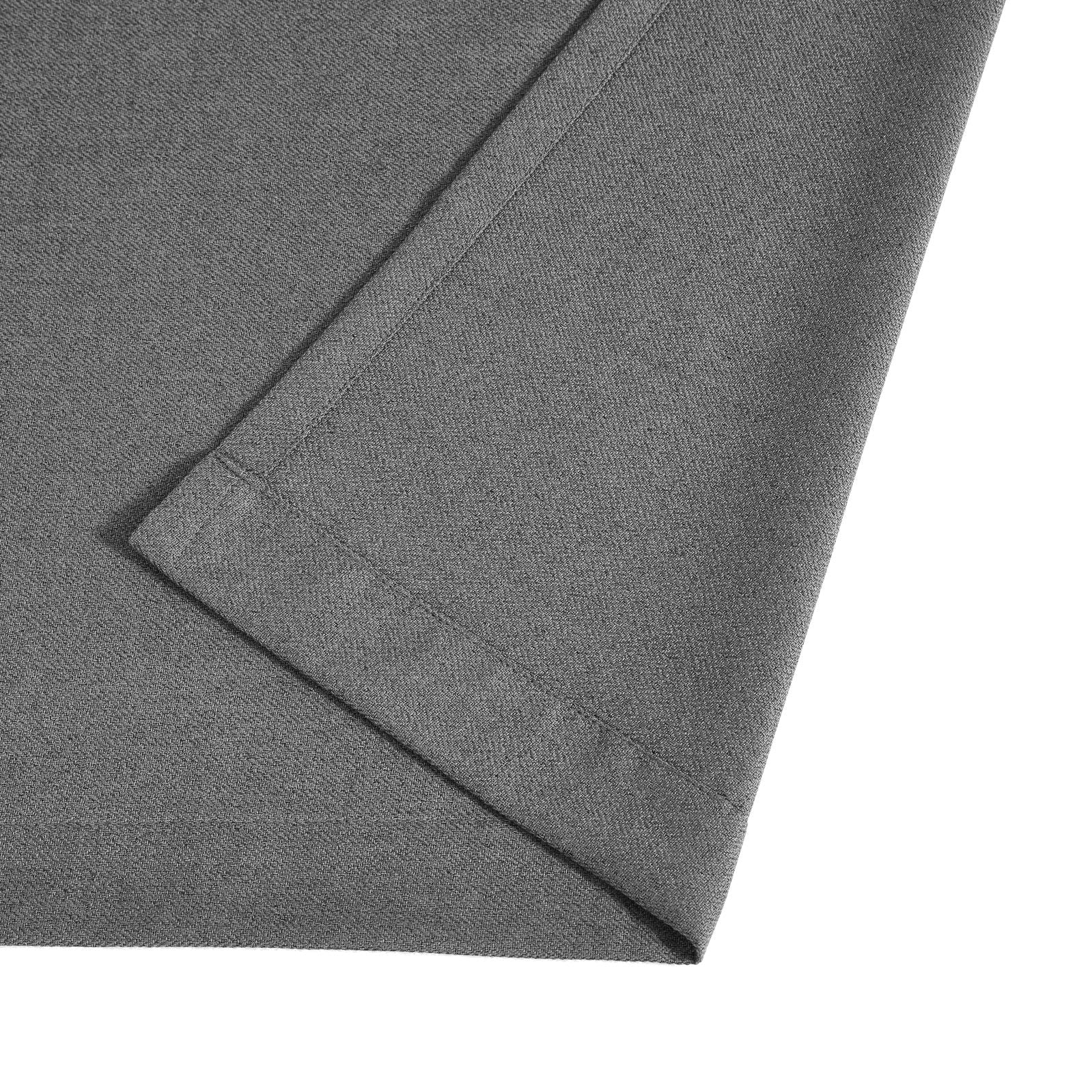 Thermal Insulated Heavy Eyelet Ring Top Blackout Living Room Curtains