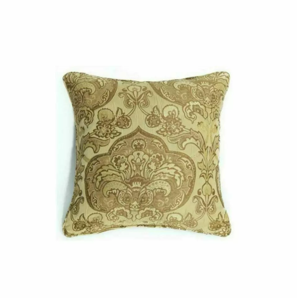 Floral Jacquard Square Sofa Cushion Cover for Bedroom