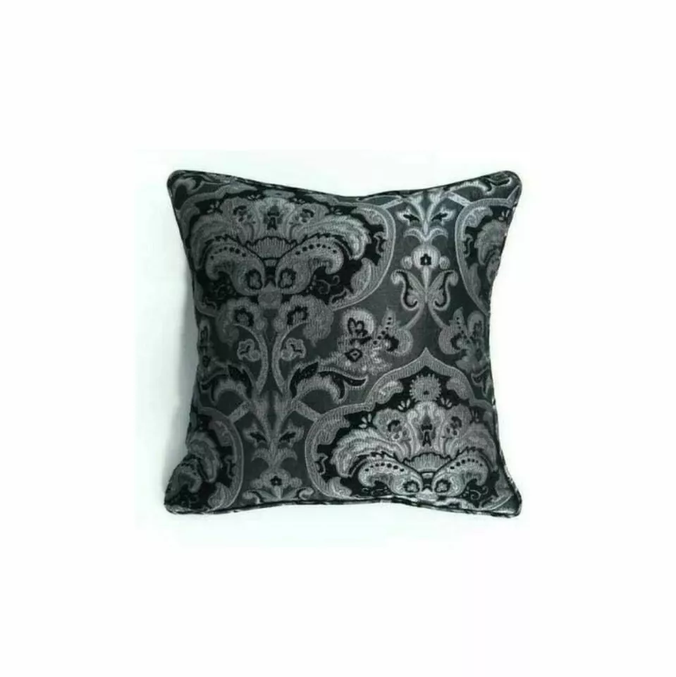 Floral Jacquard Square Sofa Cushion Cover for Bedroom