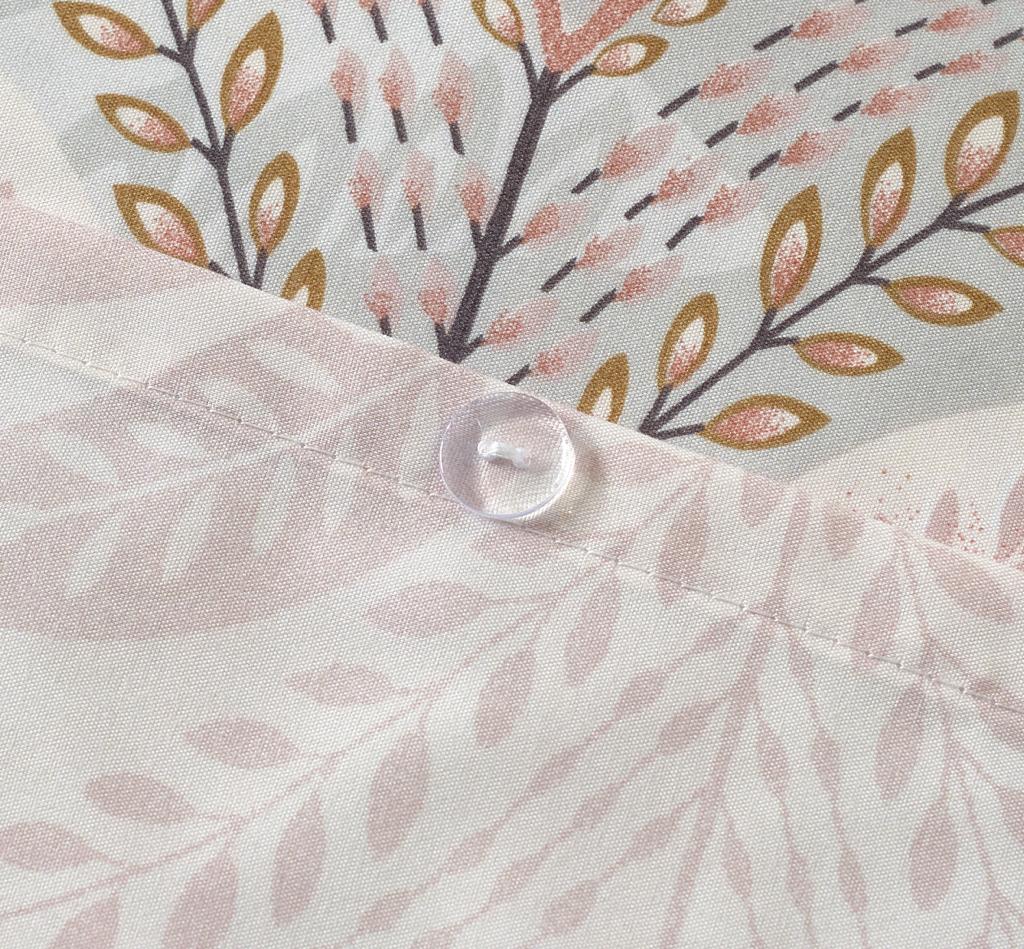 Breathable Microfibre Quilt Duvet Cover Set With Fitted Sheet