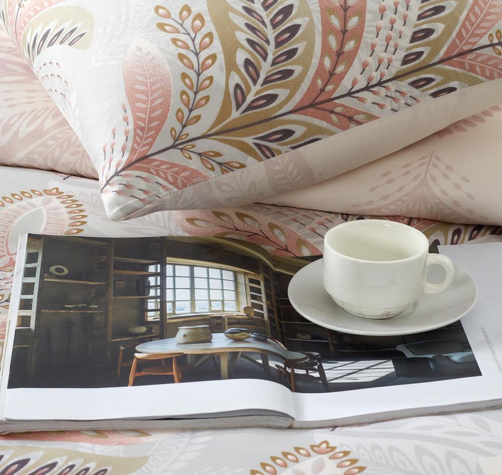 Breathable Microfibre Quilt Duvet Cover Set With Fitted Sheet