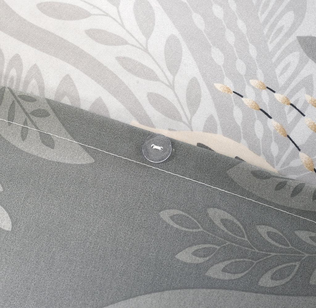 Breathable Microfibre Quilt Duvet Cover Set With Fitted Sheet