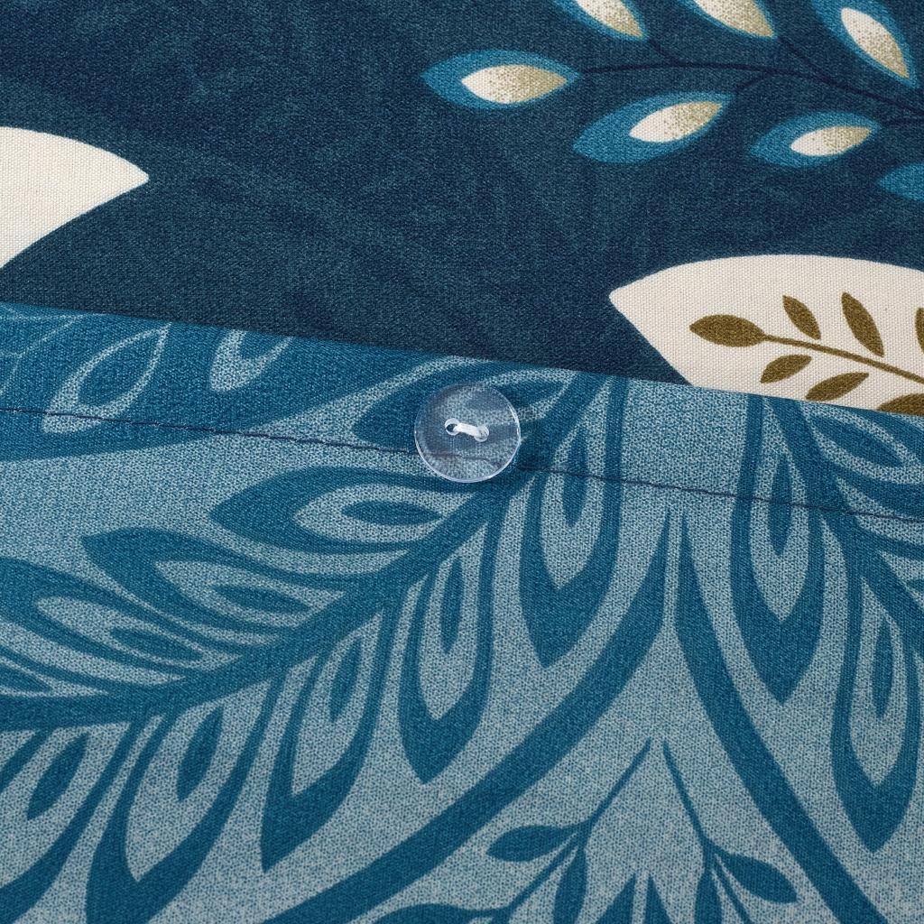 Breathable Microfibre Quilt Duvet Cover Set With Fitted Sheet