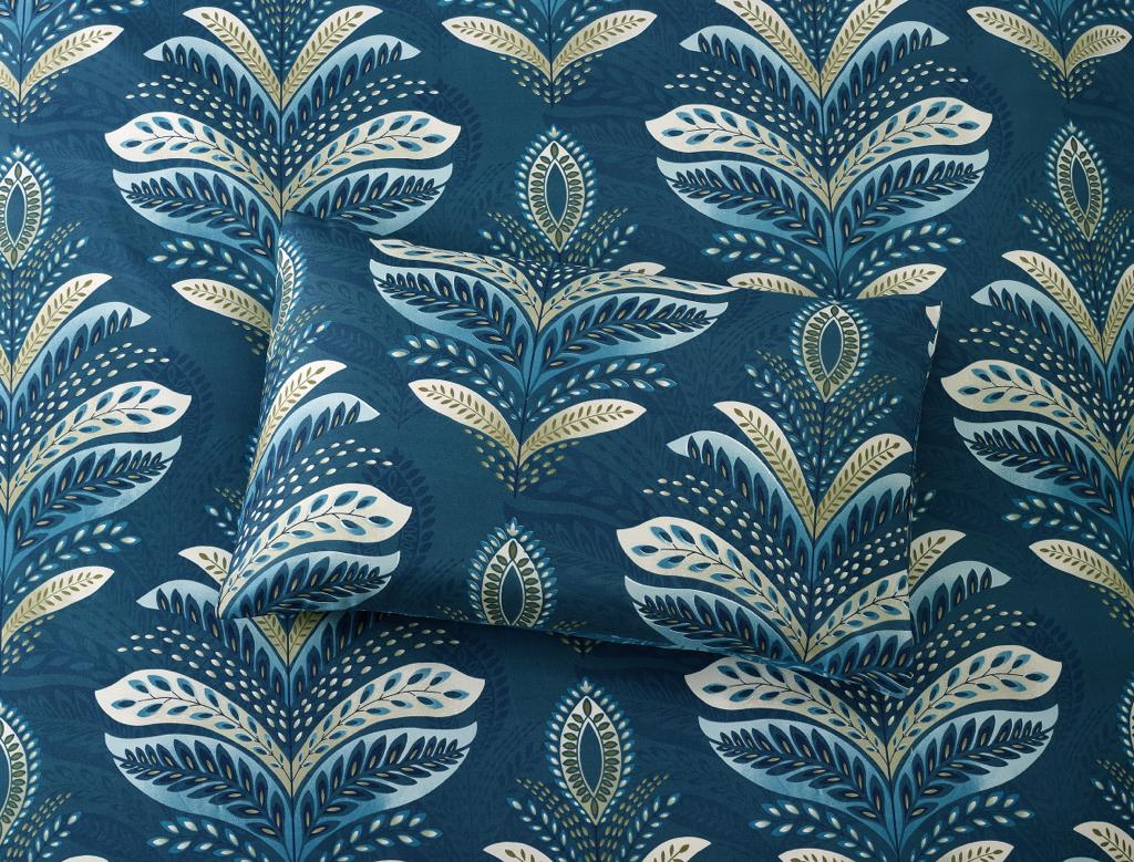 Breathable Microfibre Quilt Duvet Cover Set With Fitted Sheet