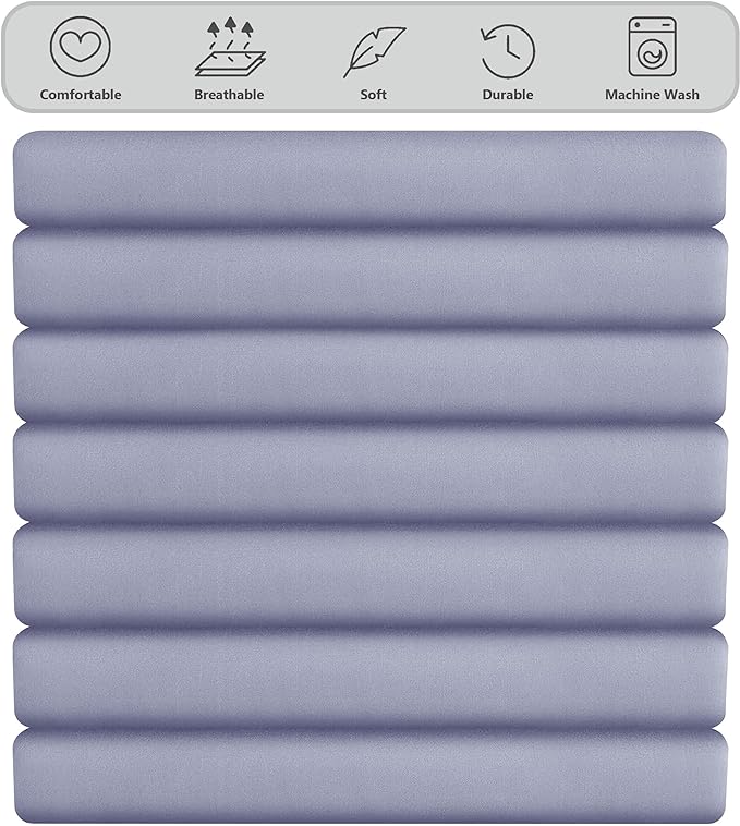 Fade Resistant Breathable Percale Flat Sheet