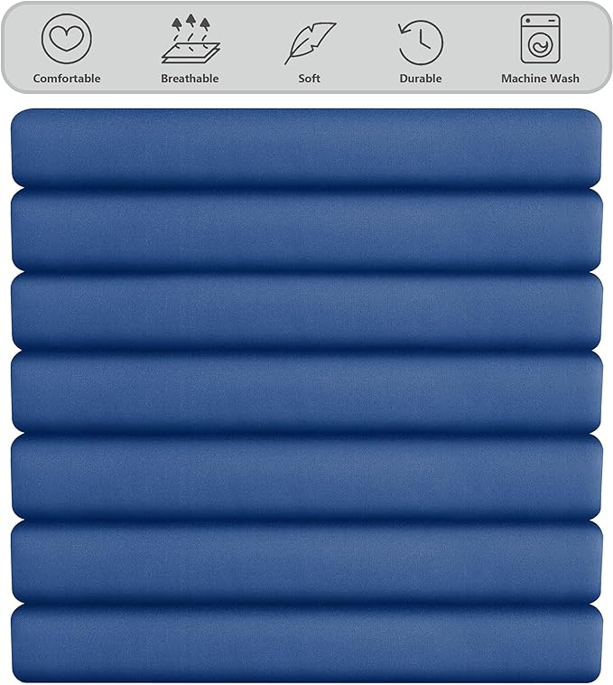 Fade Resistant Breathable Percale Flat Sheet