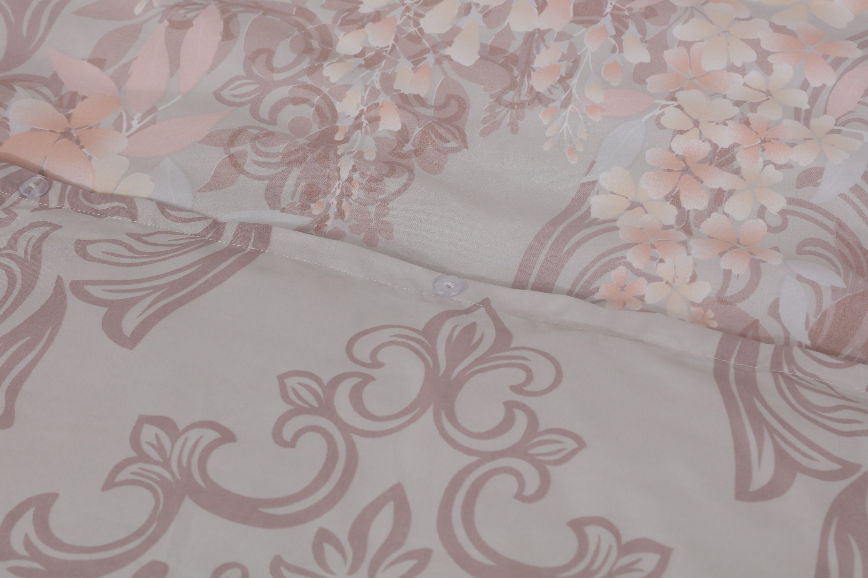 Breathable Microfiber Quilt Duvet Cover Set With Fitted Sheet