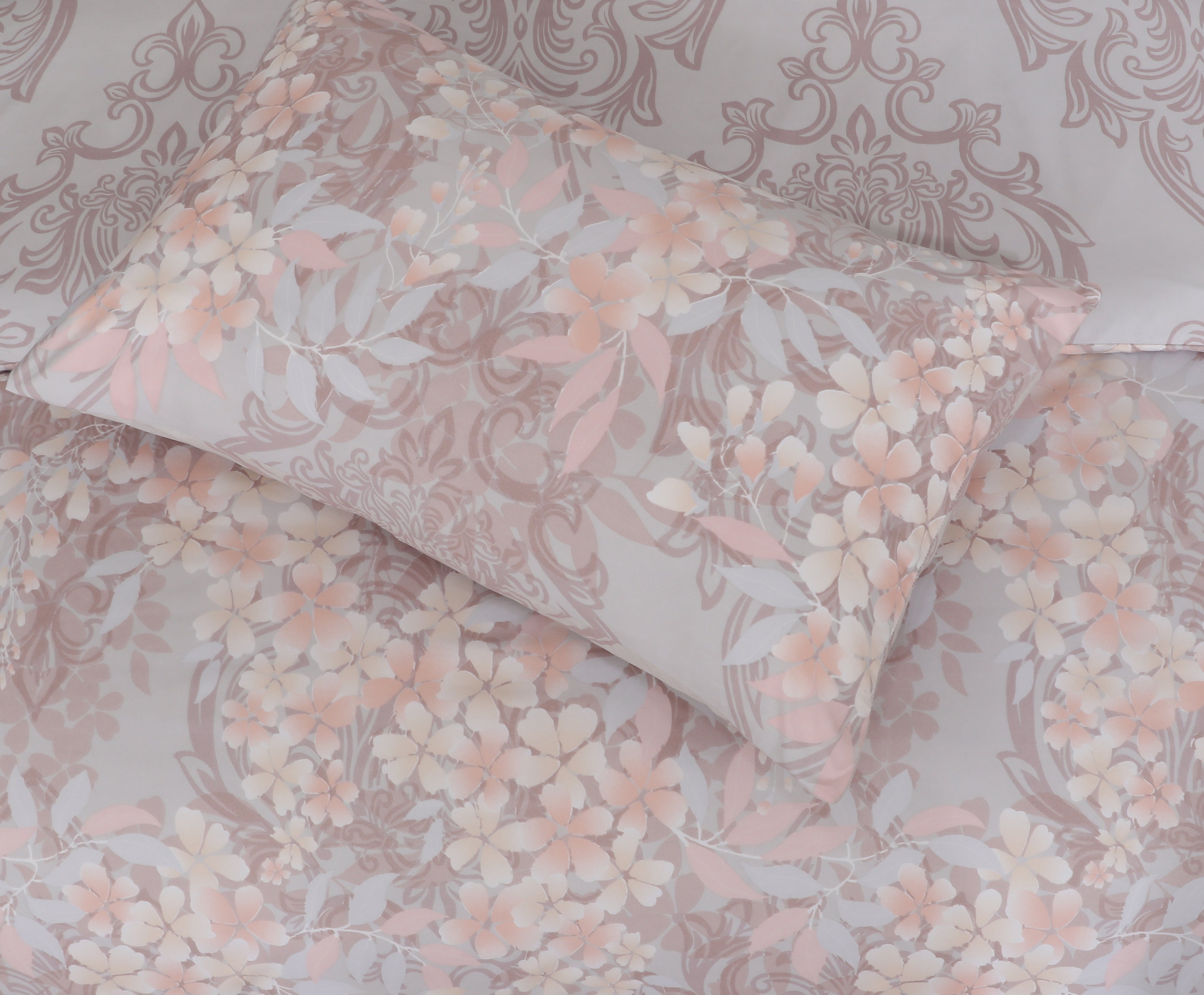 Breathable Microfiber Quilt Duvet Cover Set With Fitted Sheet