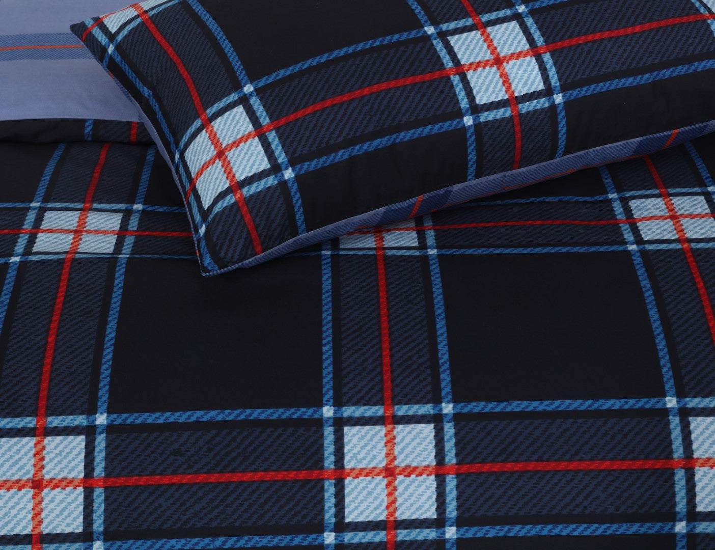 Breathable Microfiber Quilt Duvet Cover Set With Fitted Sheet