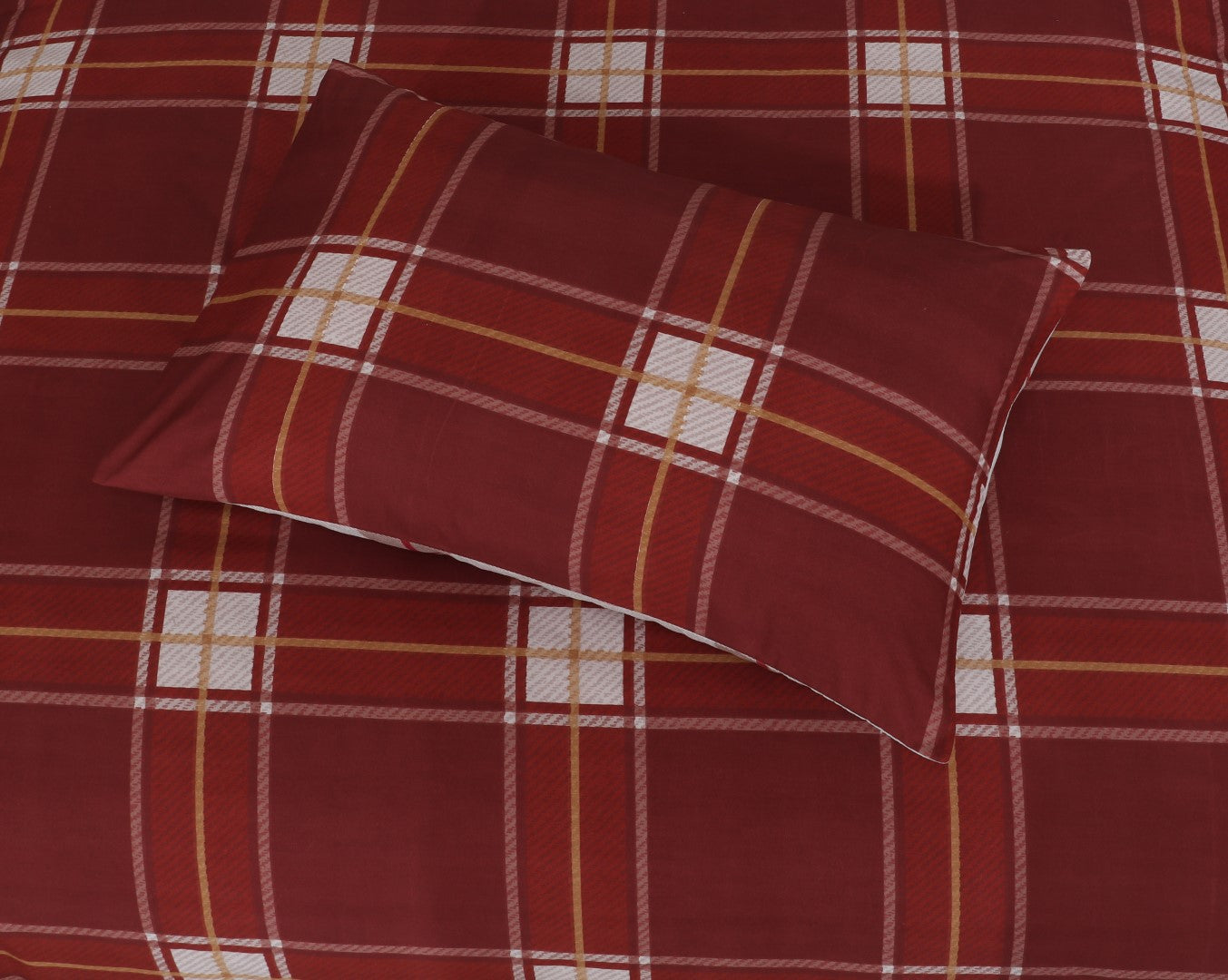 Breathable Microfiber Quilt Duvet Cover Set With Fitted Sheet