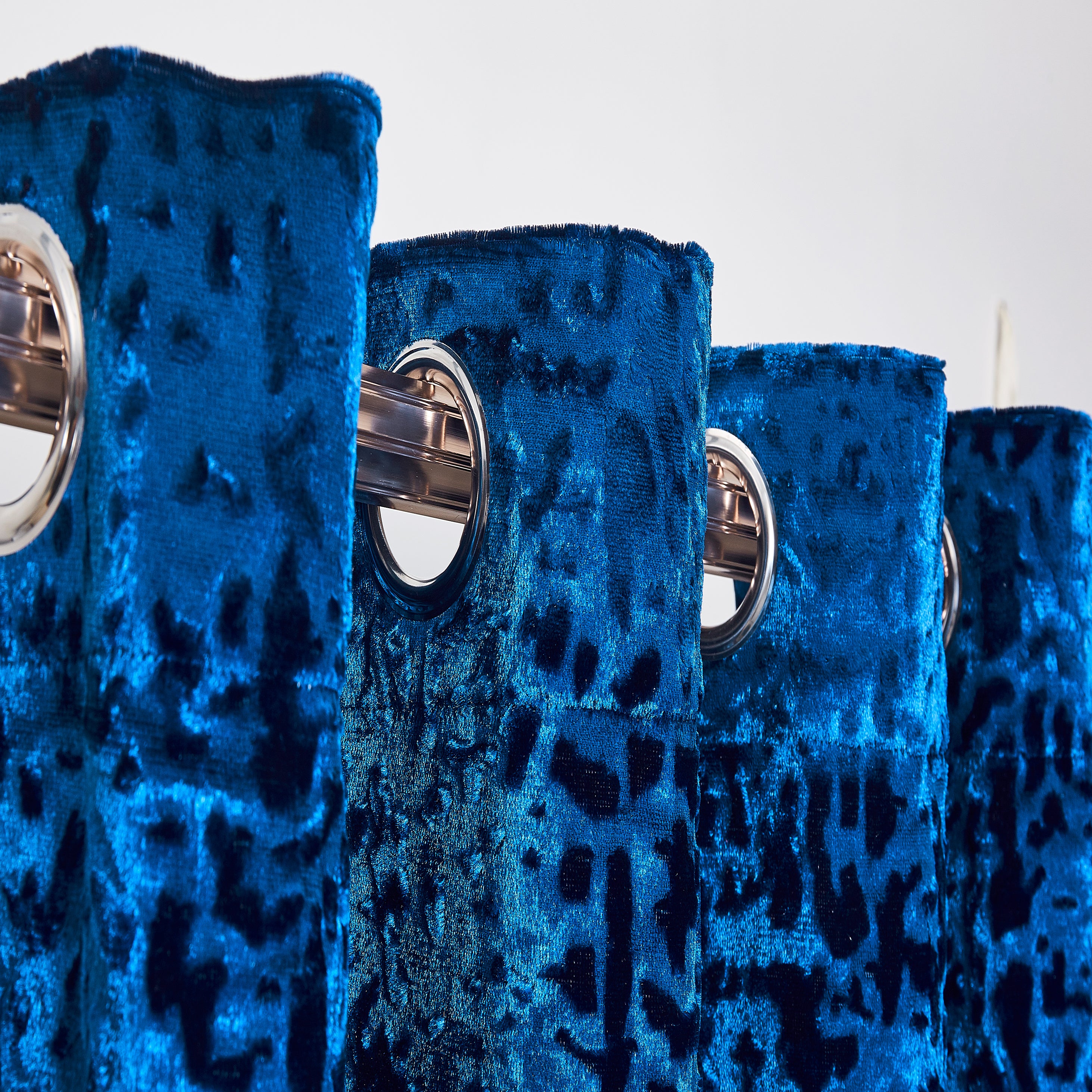 Luxury Ring top Plush Velvet Window Curtains