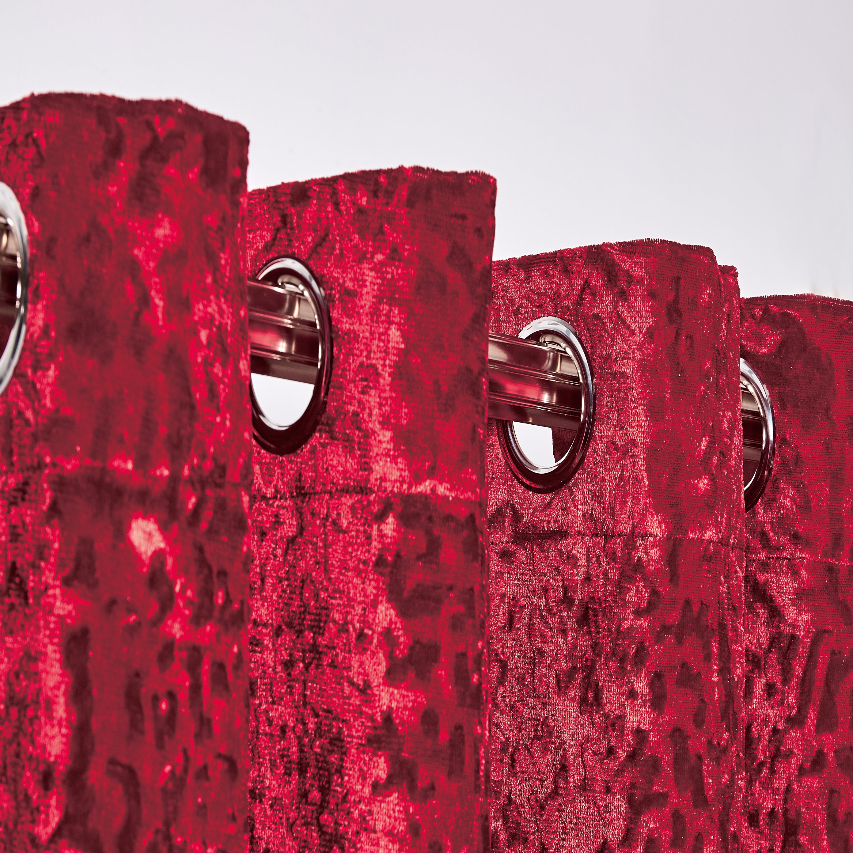 Luxury Ring top Plush Velvet Window Curtains