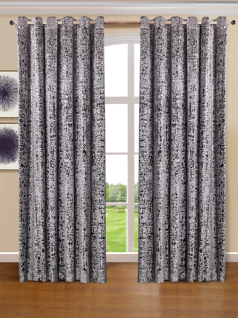 Luxury Ring top Plush Velvet Window Curtains