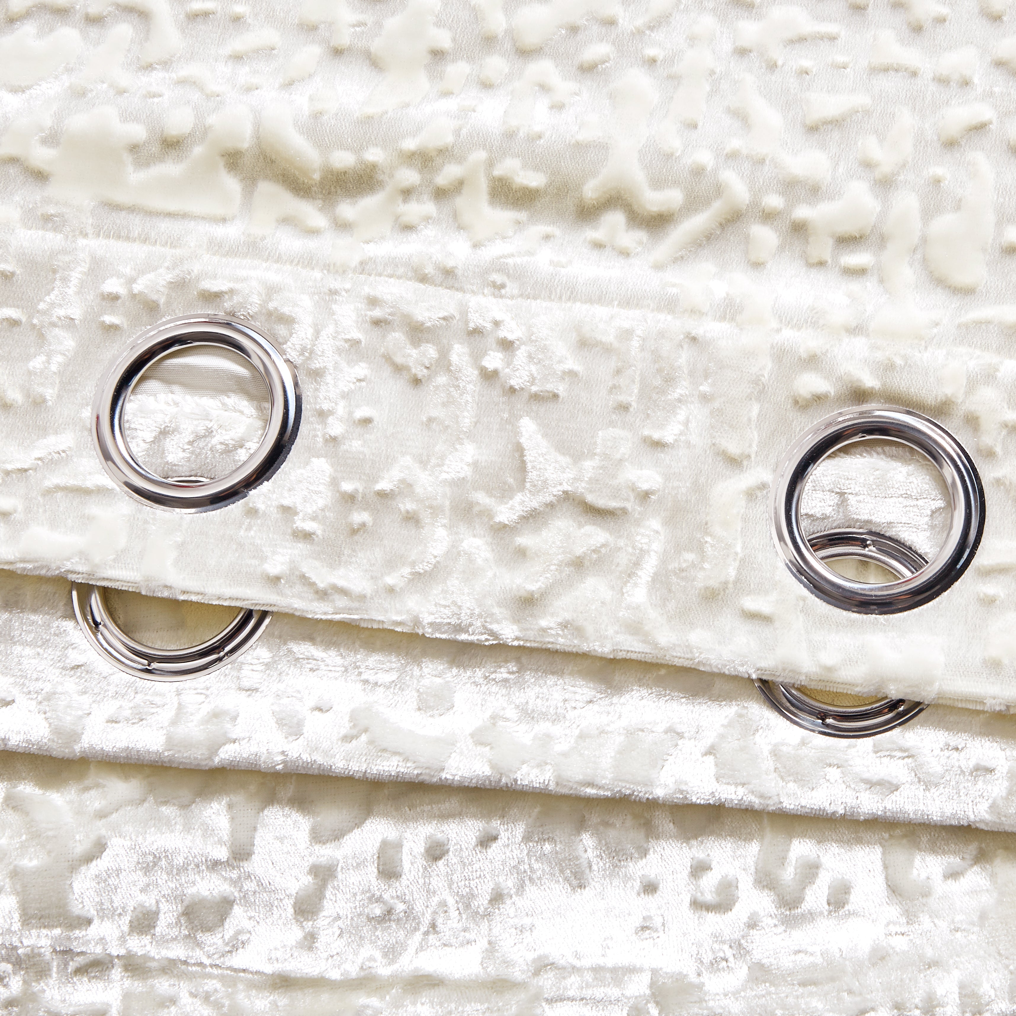 Luxury Ring top Plush Velvet Window Curtains