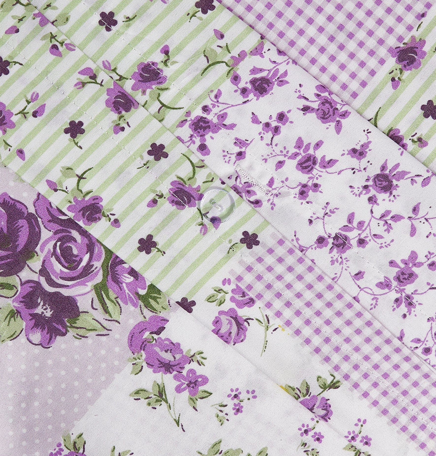 Breathable Microfiber Quilt Duvet Cover Set With Fitted Sheet