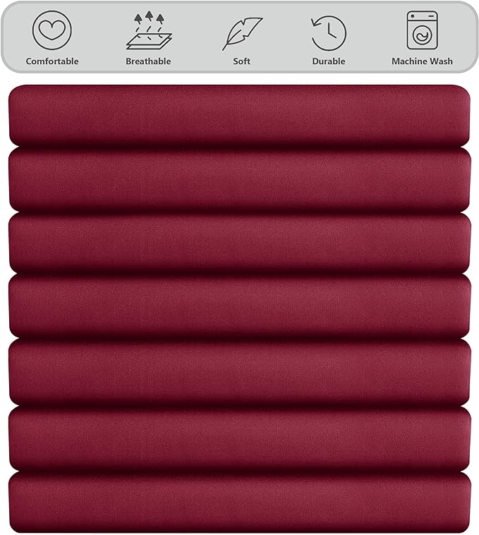 Fade Resistant Breathable Percale Flat Sheet