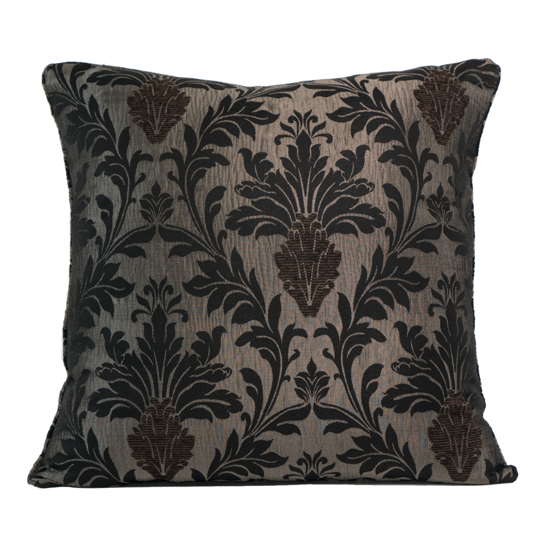 Floral Jacquard Square Sofa Cushion Cover for Bedroom