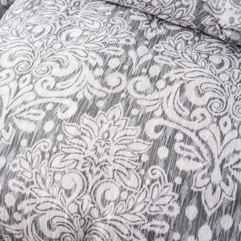 Breathable Microfiber Quilt Duvet Cover Set With Fitted Sheet