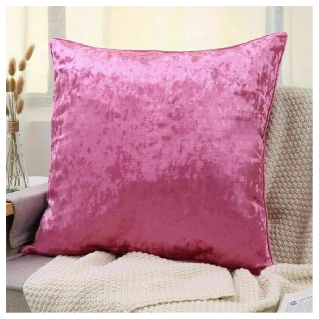 Luxury Style Crushed Velvet Cushion Covers for Bedroom