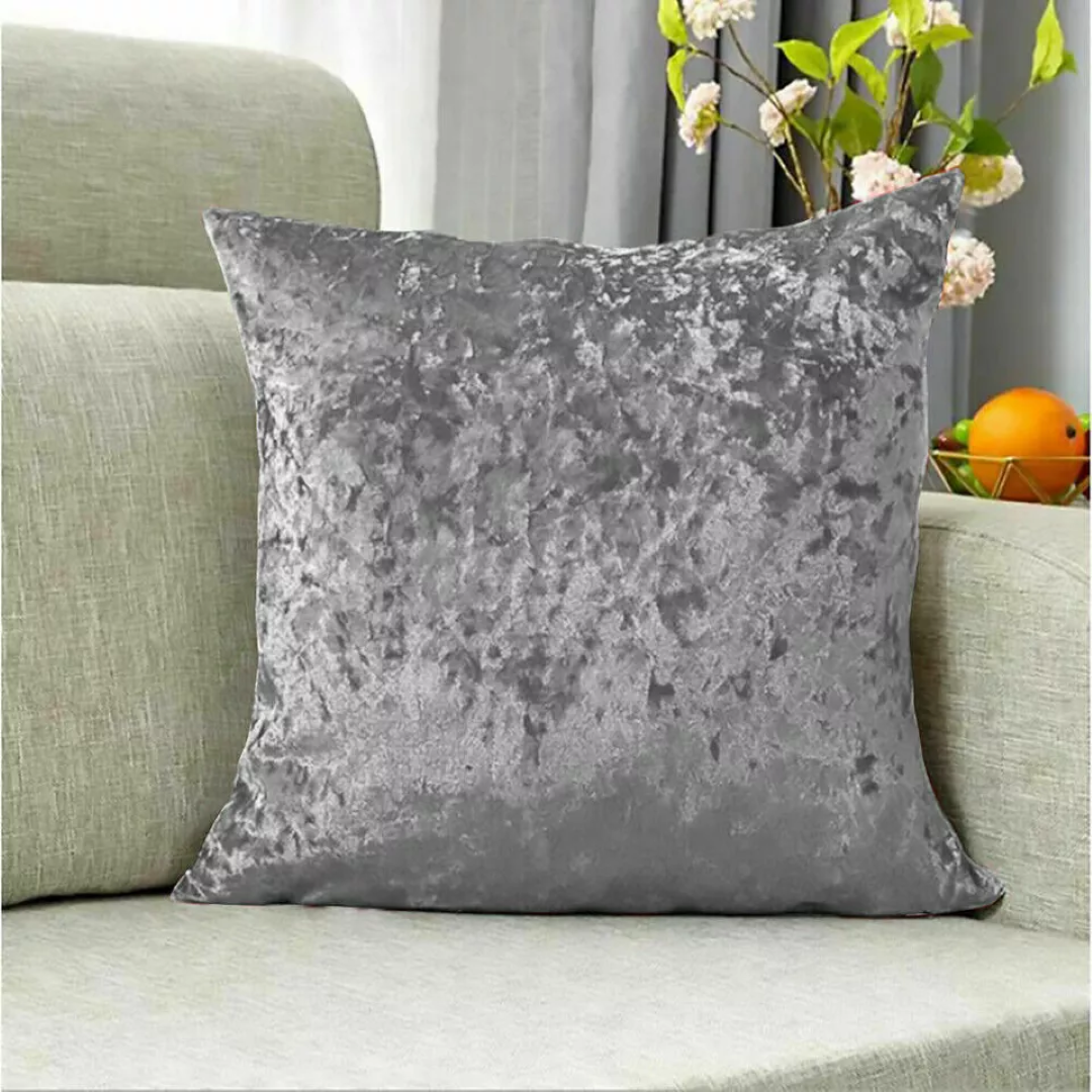 Luxury Style Crushed Velvet Cushion Covers for Bedroom