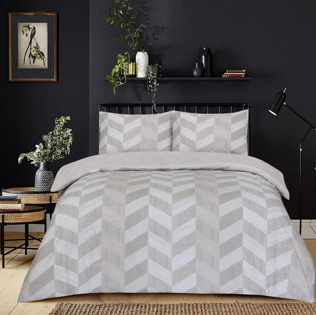 Breathable Microfiber Quilt Duvet Cover Set With Fitted Sheet