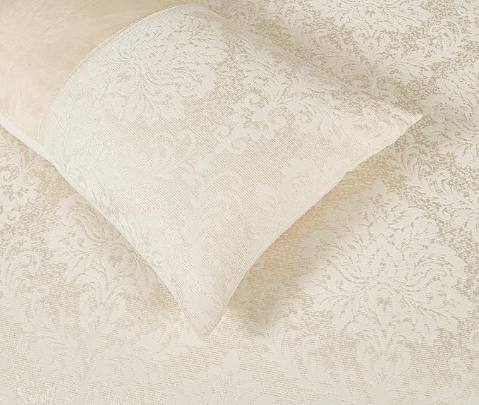 Luxury Jacquard Damask Pattern Charm Duvet Cover Set with Pillowcases