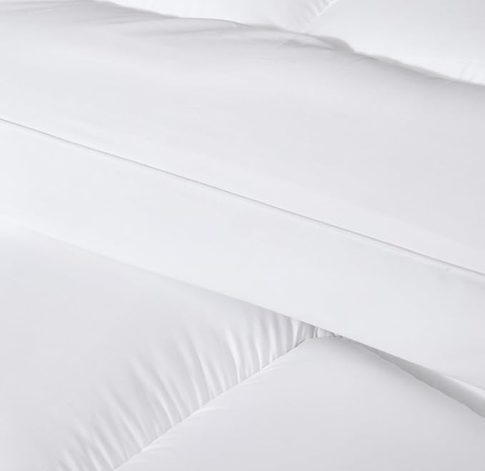 Lightweight Microfiber Elasticated Straps Machine Washable Quilted Mattress Topper